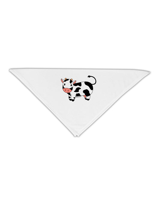 Cute Cow Adult 19&#x22; Square Bandana-Square Bandanas-TooLoud-White-One-Size-Adult-Davson Sales