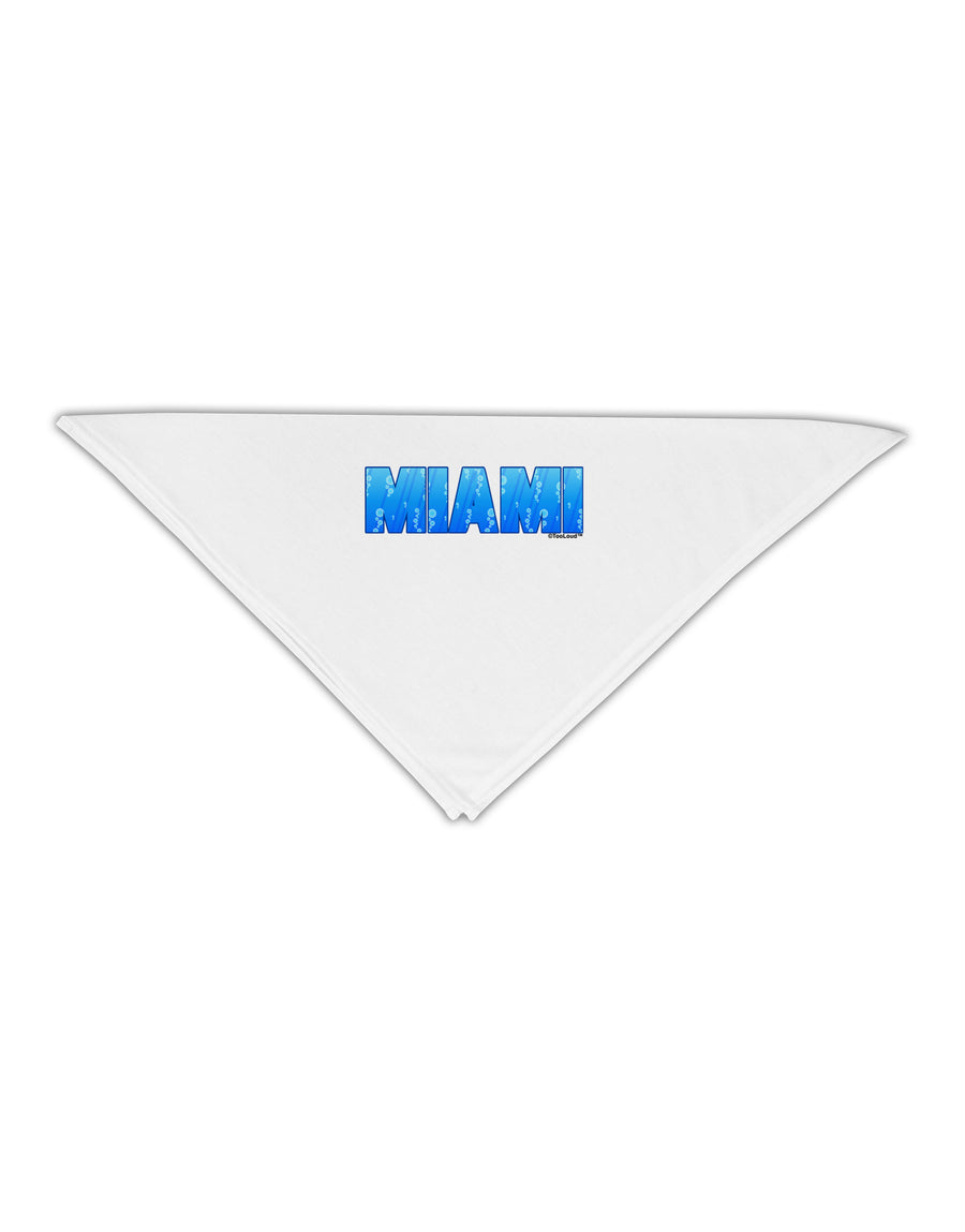 Miami Ocean Bubbles Adult 19&#x22; Square Bandana by TooLoud-Square Bandanas-TooLoud-White-One-Size-Adult-Davson Sales