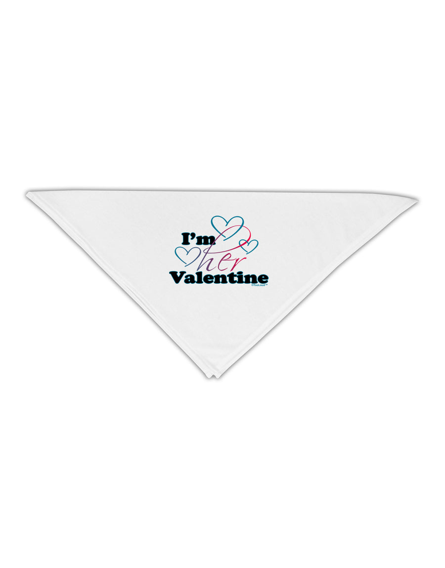 I'm HER Valentine Adult 19&#x22; Square Bandana-Square Bandanas-TooLoud-White-One-Size-Adult-Davson Sales