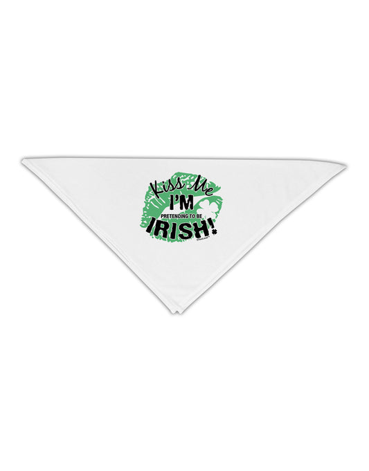 I'm Pretending To Be Irish Adult 19&#x22; Square Bandana-Square Bandanas-TooLoud-White-One-Size-Adult-Davson Sales