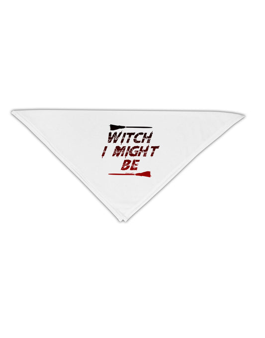 Witch I Might Be Adult 19" Square Bandana by TooLoud-Square Bandanas-TooLoud-White-One-Size-Adult-Davson Sales