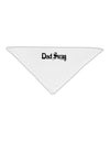 Dad Swag Text Adult 19&#x22; Square Bandana by TooLoud-Square Bandanas-TooLoud-White-One-Size-Adult-Davson Sales