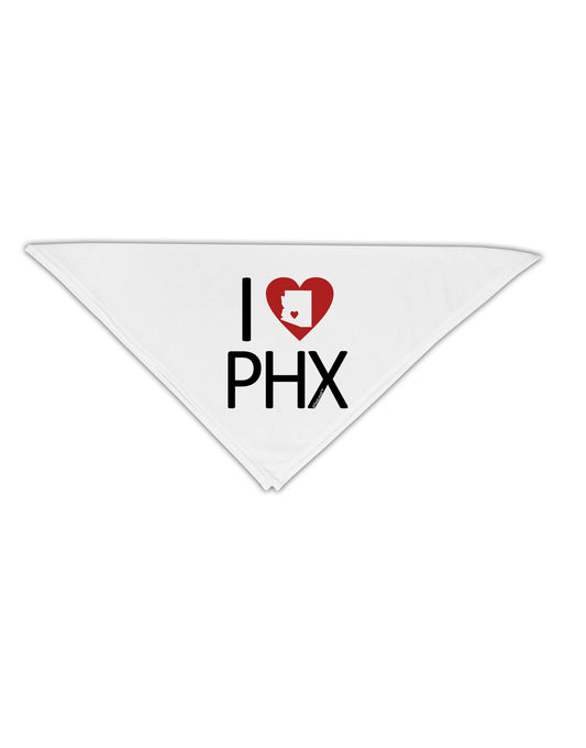 I Heart Phoenix Adult 19&#x22; Square Bandana-Square Bandanas-TooLoud-White-One-Size-Adult-Davson Sales