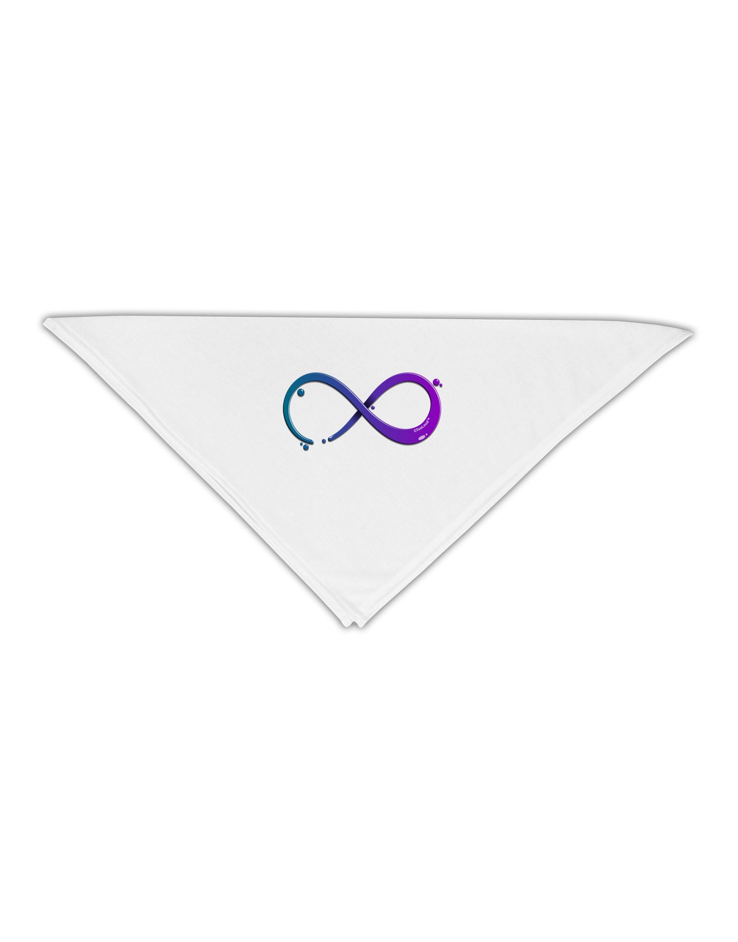Painted Infinity Adult 19" Square Bandana-Square Bandanas-TooLoud-White-One-Size-Adult-Davson Sales