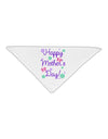 Happy Mother's Day Design Adult 19&#x22; Square Bandana by TooLoud-Square Bandanas-TooLoud-White-One-Size-Adult-Davson Sales