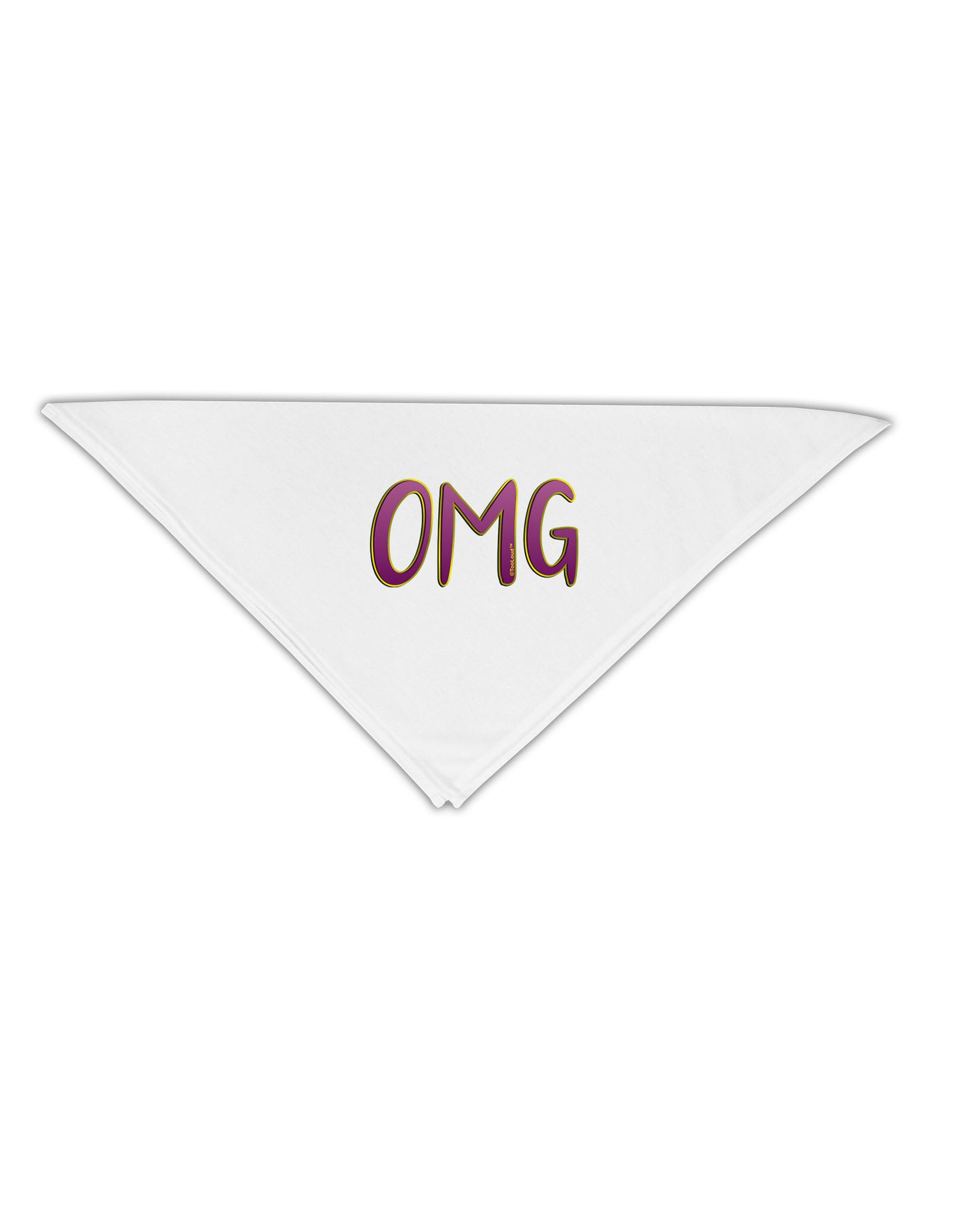 OMG Adult 19" Square Bandana by TooLoud-Square Bandanas-TooLoud-White-One-Size-Adult-Davson Sales