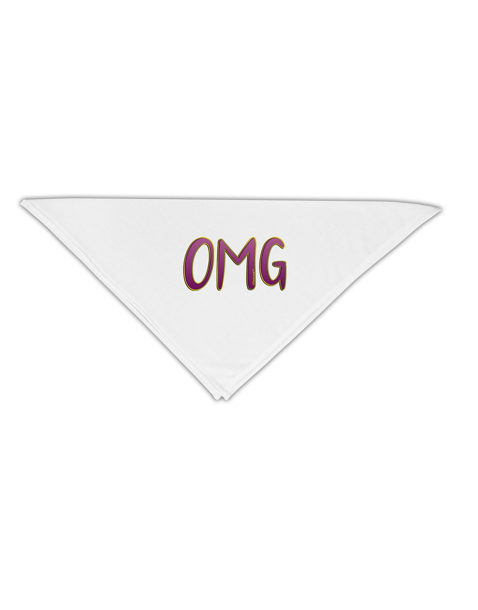 OMG Adult 19" Square Bandana by TooLoud-Square Bandanas-TooLoud-White-One-Size-Adult-Davson Sales
