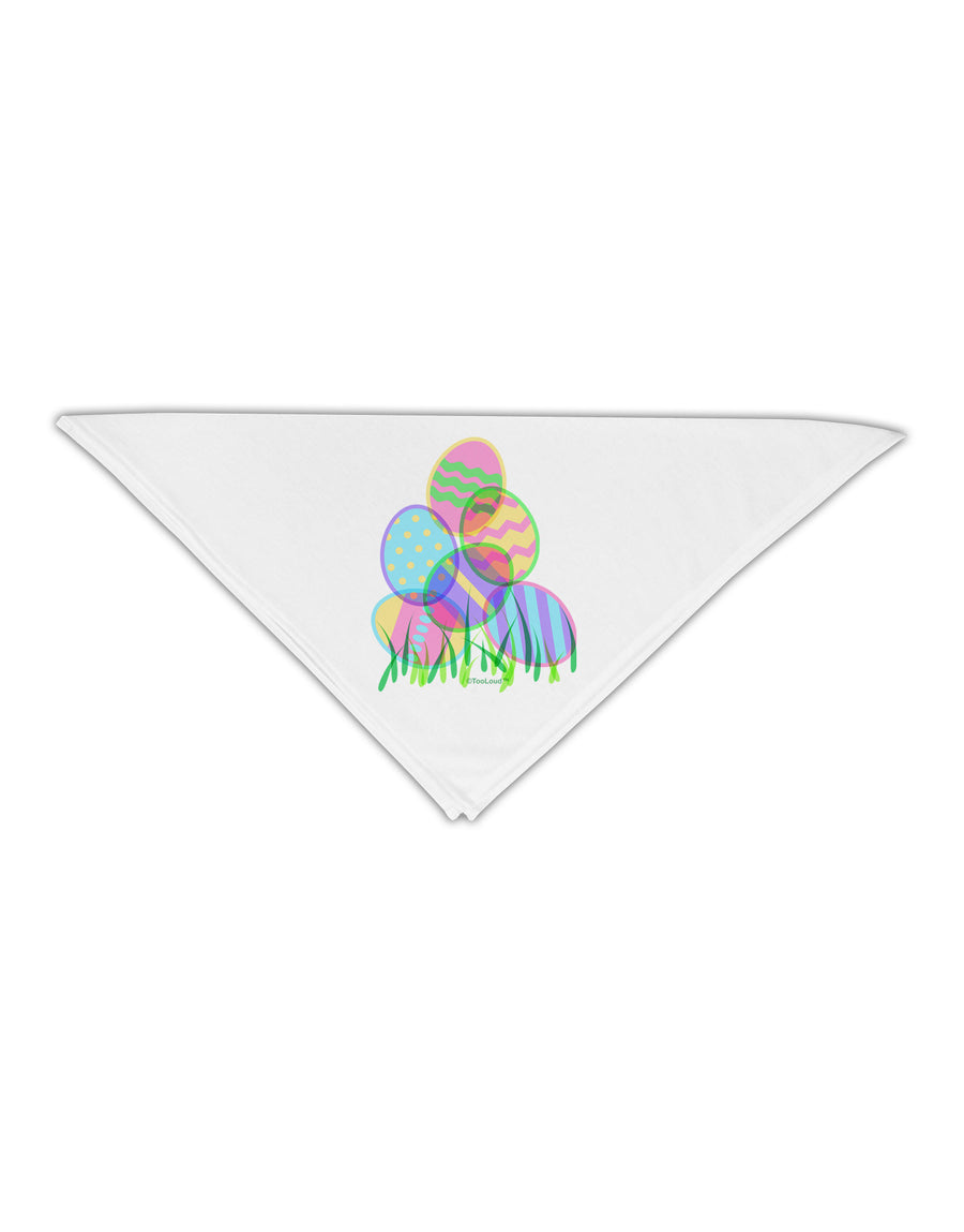 Gel Look Easter Eggs Adult 19&#x22; Square Bandana-Square Bandanas-TooLoud-White-One-Size-Adult-Davson Sales