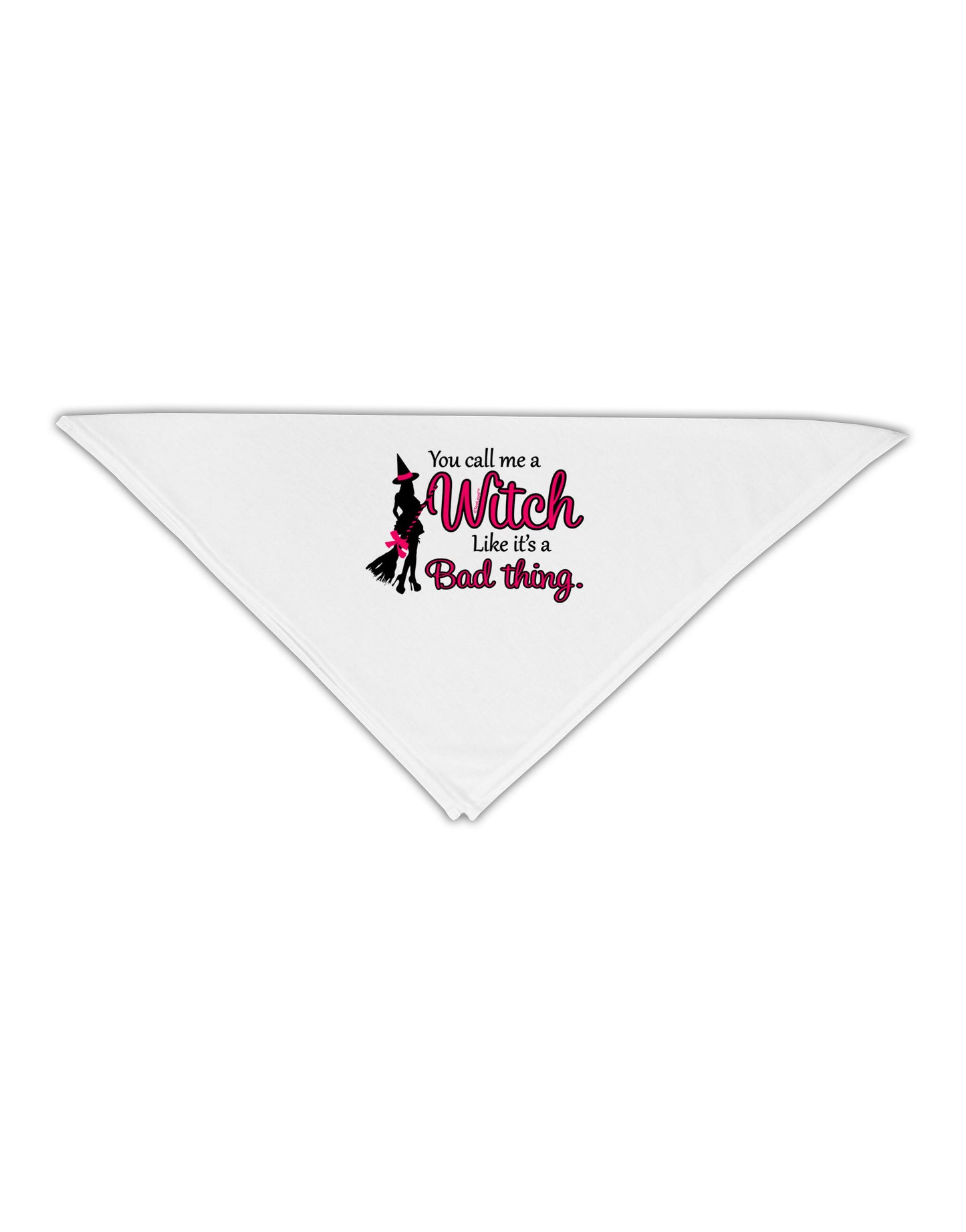 Witch - Bad Thing Adult 19" Square Bandana-Square Bandanas-TooLoud-White-One-Size-Adult-Davson Sales