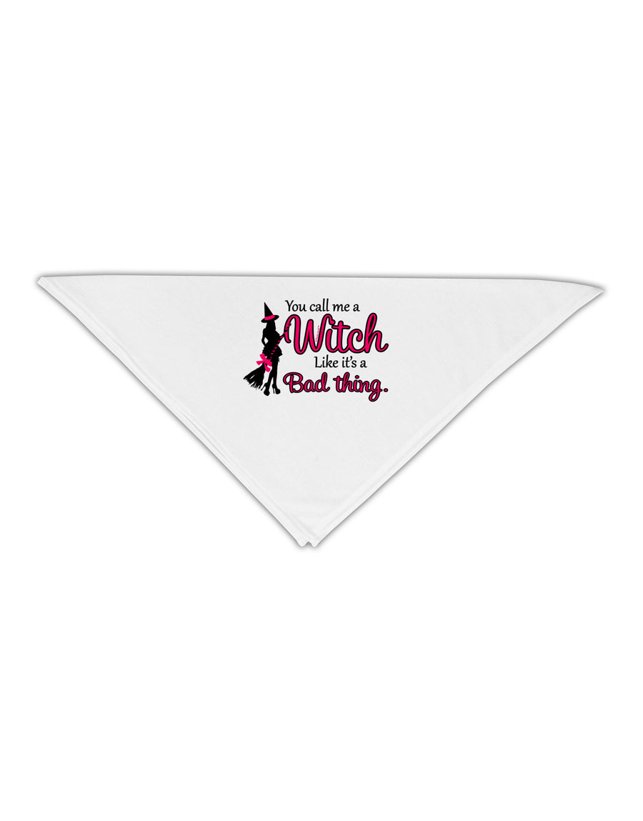 Witch - Bad Thing Adult 19&#x22; Square Bandana-Square Bandanas-TooLoud-White-One-Size-Adult-Davson Sales
