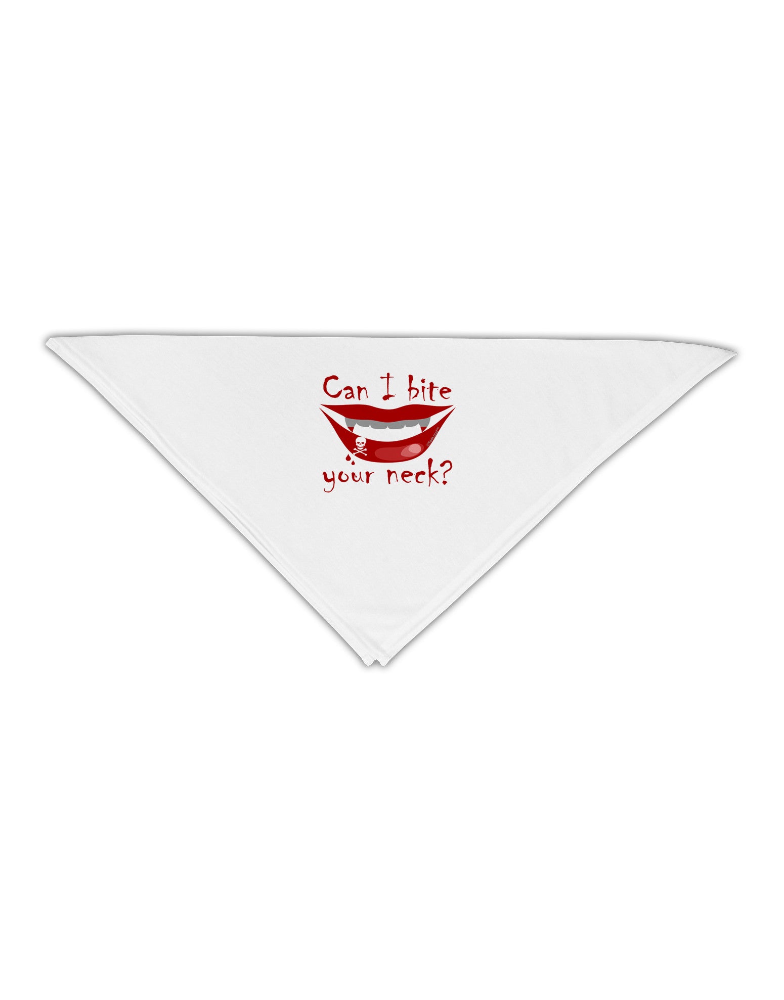 Bite your neck Adult 19" Square Bandana-Square Bandanas-TooLoud-White-One-Size-Adult-Davson Sales