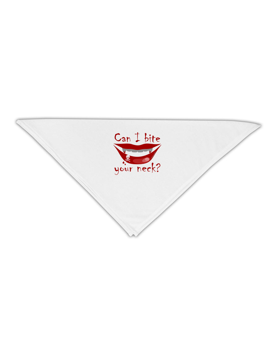 Bite your neck Adult 19" Square Bandana-Square Bandanas-TooLoud-White-One-Size-Adult-Davson Sales