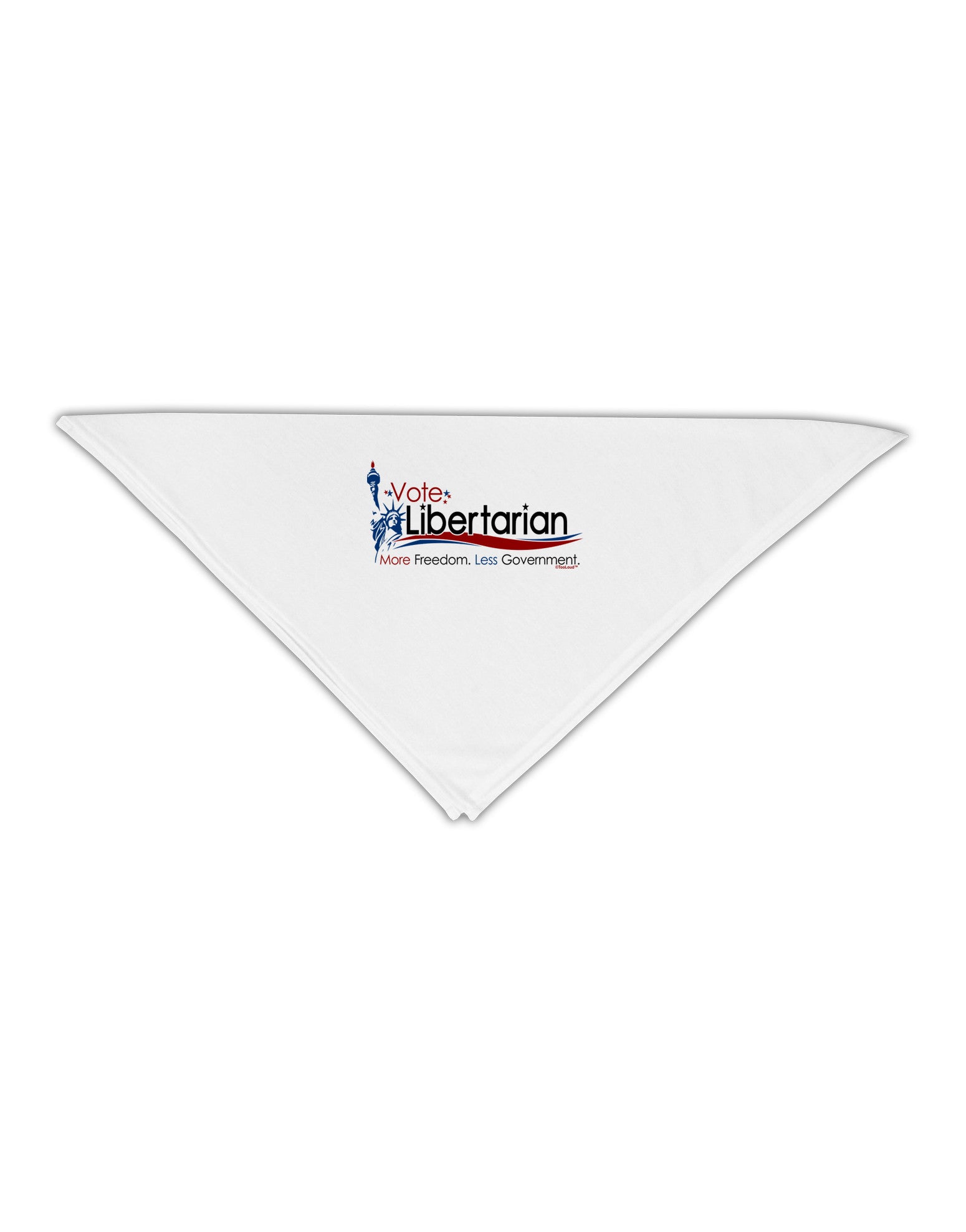 Libertarian Slogan Adult 19&#x22; Square Bandana-Square Bandanas-TooLoud-White-One-Size-Adult-Davson Sales