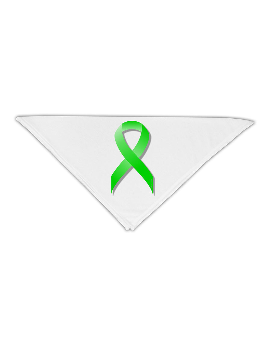 Lyme Disease Awareness Ribbon - Lime Green Adult 19&#x22; Square Bandana-Square Bandanas-TooLoud-White-One-Size-Adult-Davson Sales