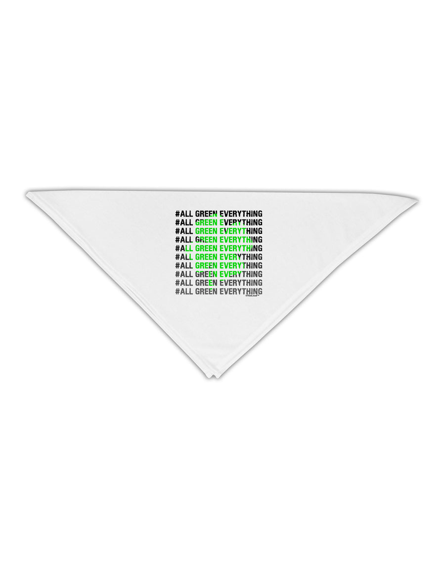 All Green Everything Clover Adult 19&#x22; Square Bandana-Square Bandanas-TooLoud-White-One-Size-Adult-Davson Sales