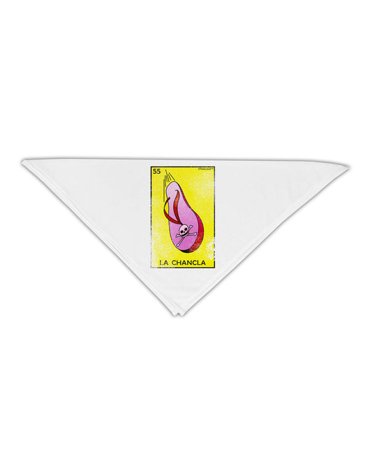 La Chancla Loteria Distressed Adult 19&#x22; Square Bandana by-Square Bandanas-TooLoud-White-One-Size-Adult-Davson Sales