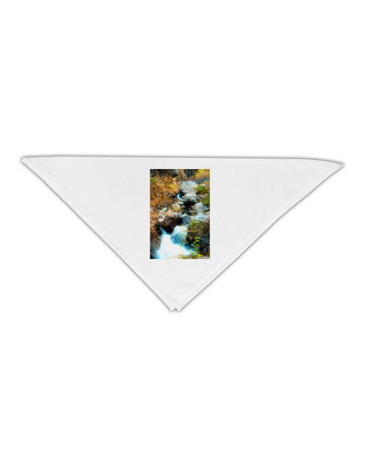 Rockies Waterfall Adult 19&#x22; Square Bandana-Square Bandanas-TooLoud-White-One-Size-Adult-Davson Sales