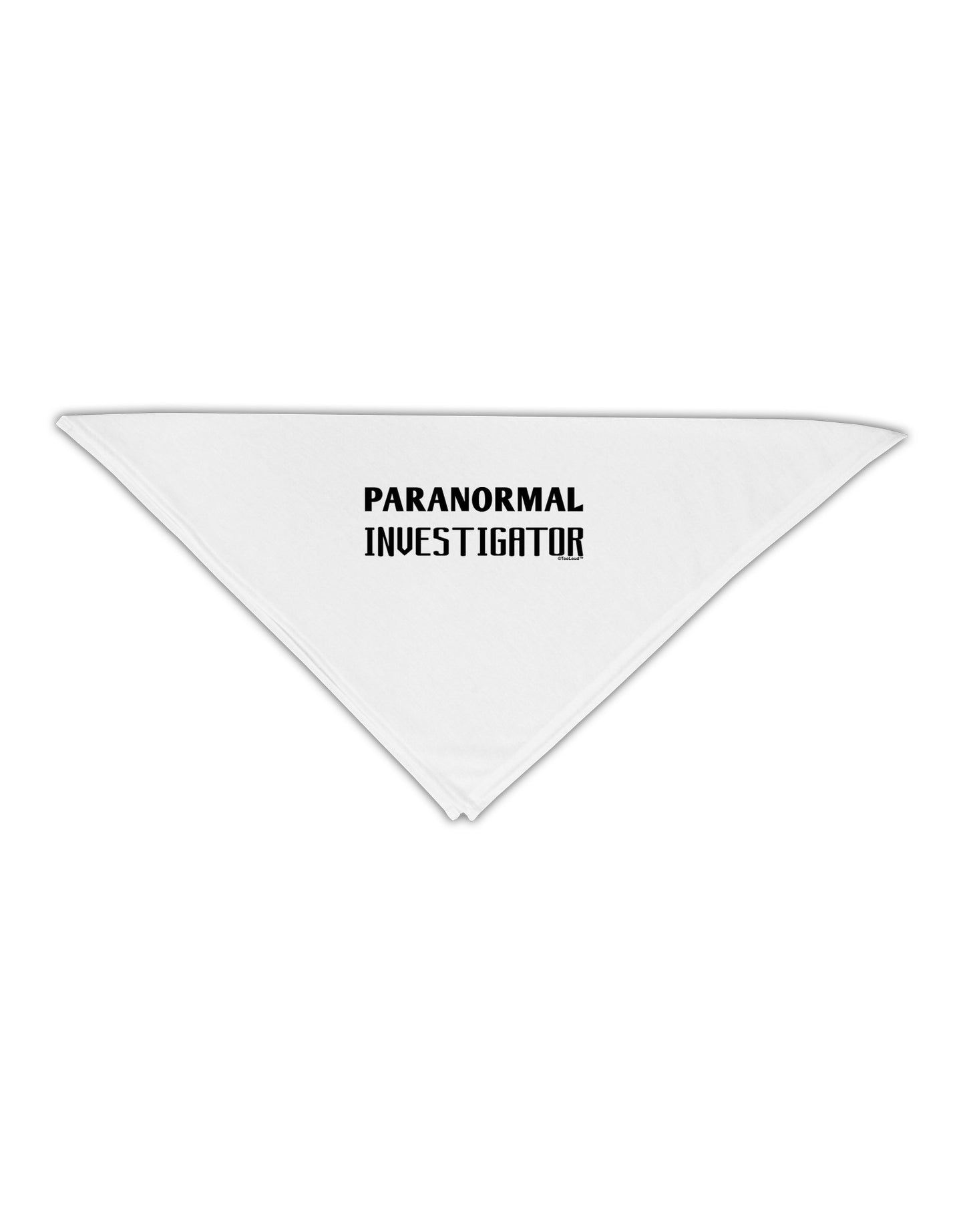 Paranormal Investigator Adult 19" Square Bandana-Square Bandanas-TooLoud-White-One-Size-Adult-Davson Sales