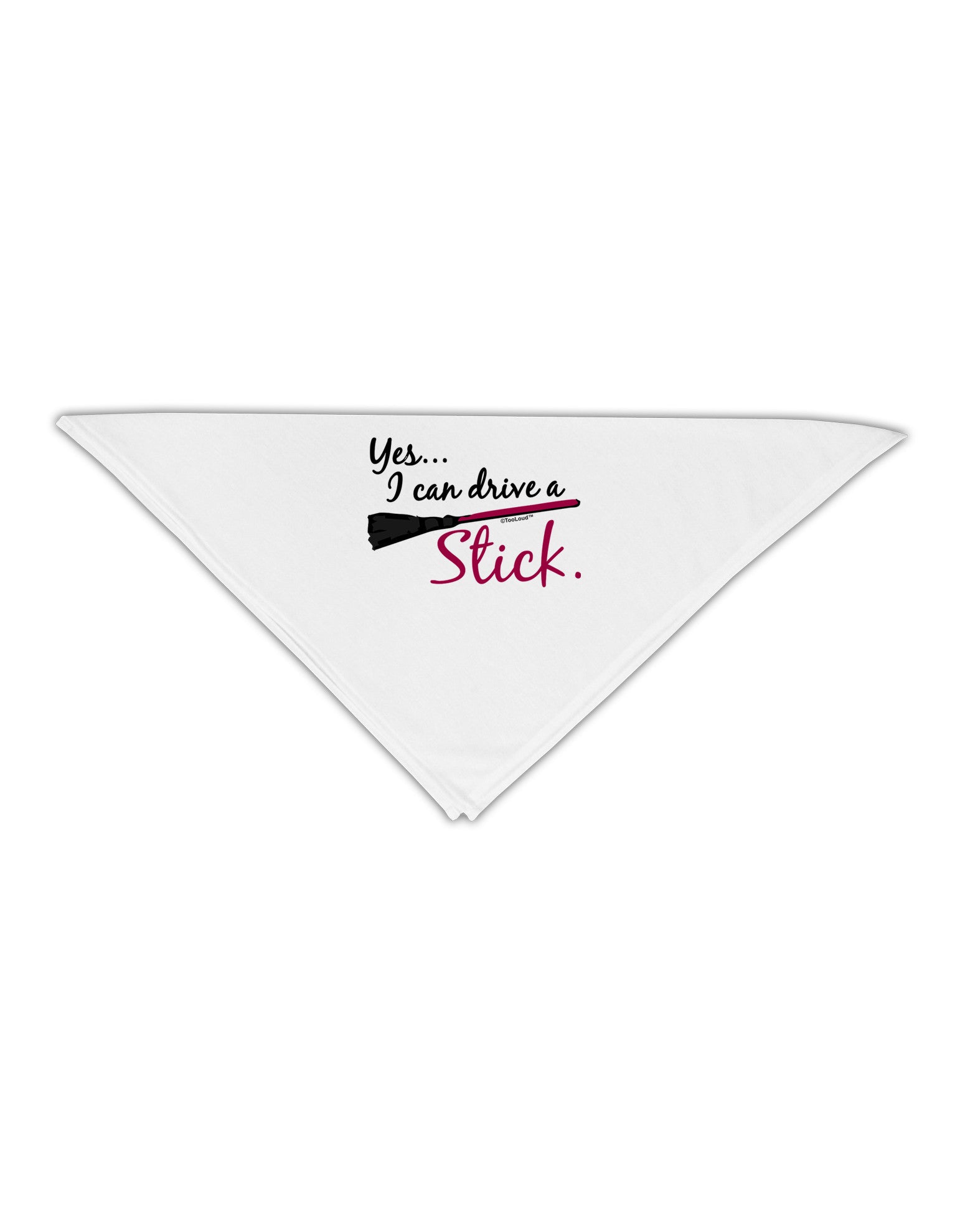 Drive Stick Pink Adult 19&#x22; Square Bandana-Square Bandanas-TooLoud-White-One-Size-Adult-Davson Sales