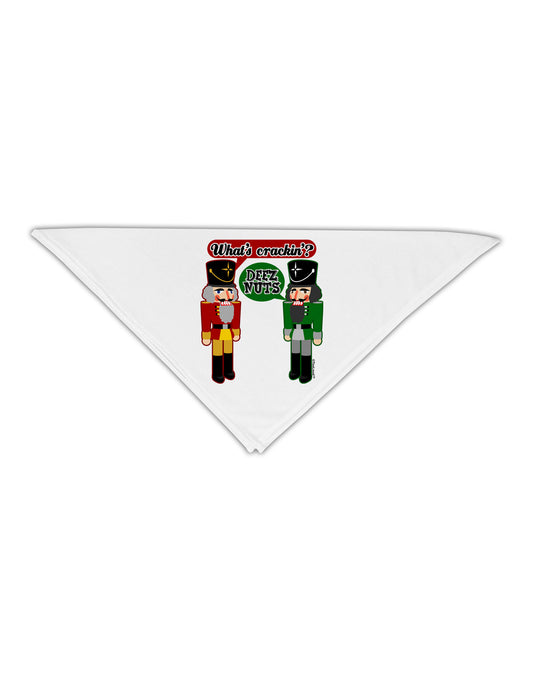 Whats Crackin - Deez Nuts Adult 19" Square Bandana by-Square Bandanas-TooLoud-White-One-Size-Adult-Davson Sales