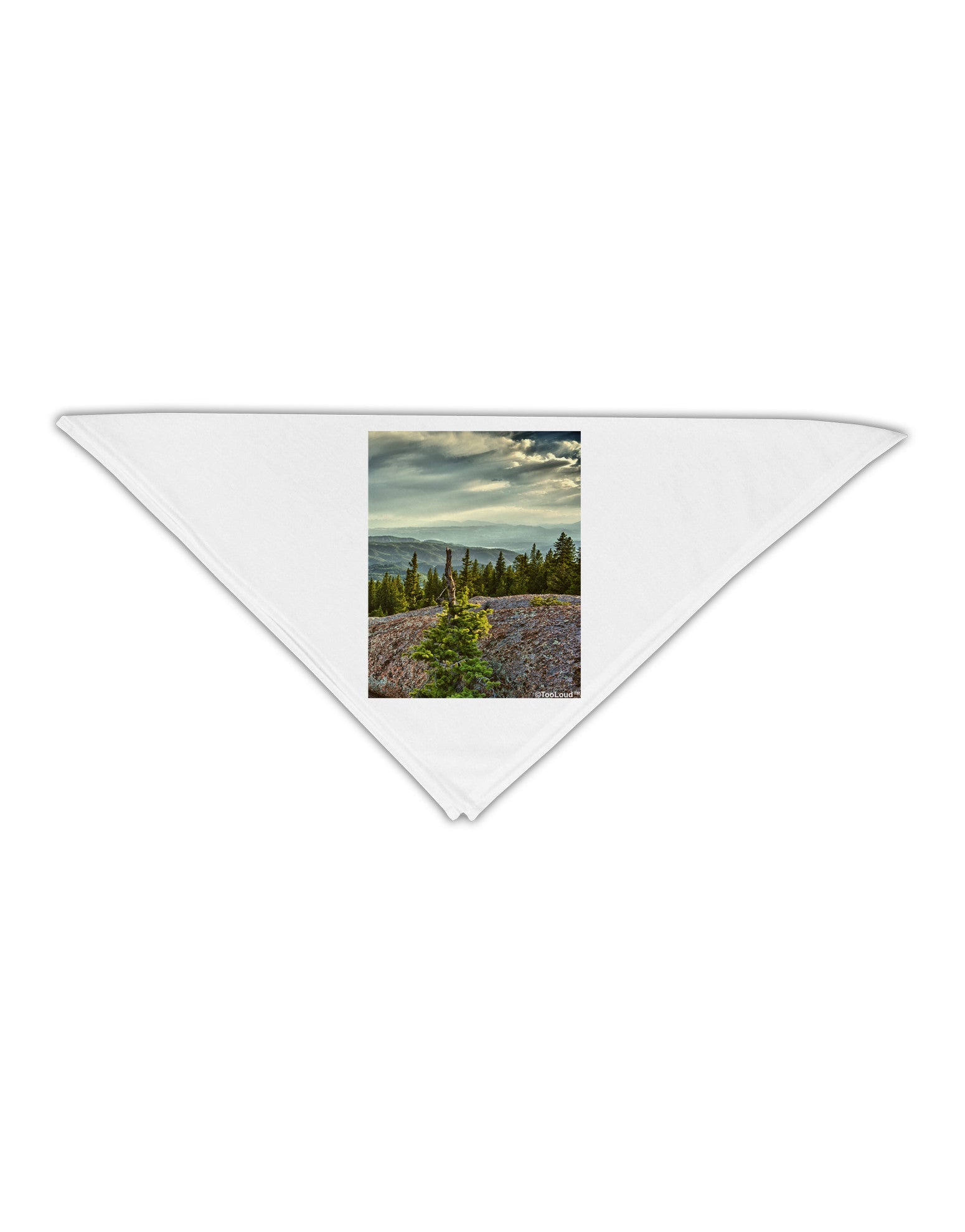 Nature Photography - Pine Kingdom Adult 19" Square Bandana by-Square Bandanas-TooLoud-White-One-Size-Adult-Davson Sales