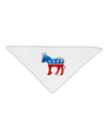 Democrat Bubble Symbol Adult 19" Square Bandana-Square Bandanas-TooLoud-White-One-Size-Adult-Davson Sales