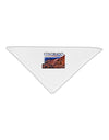 Colorado Mtn Sunset Cutout Adult 19&#x22; Square Bandana-Square Bandanas-TooLoud-White-One-Size-Adult-Davson Sales