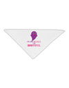 BOOtiful Ghost Purple Adult 19&#x22; Square Bandana-Square Bandanas-TooLoud-White-One-Size-Adult-Davson Sales