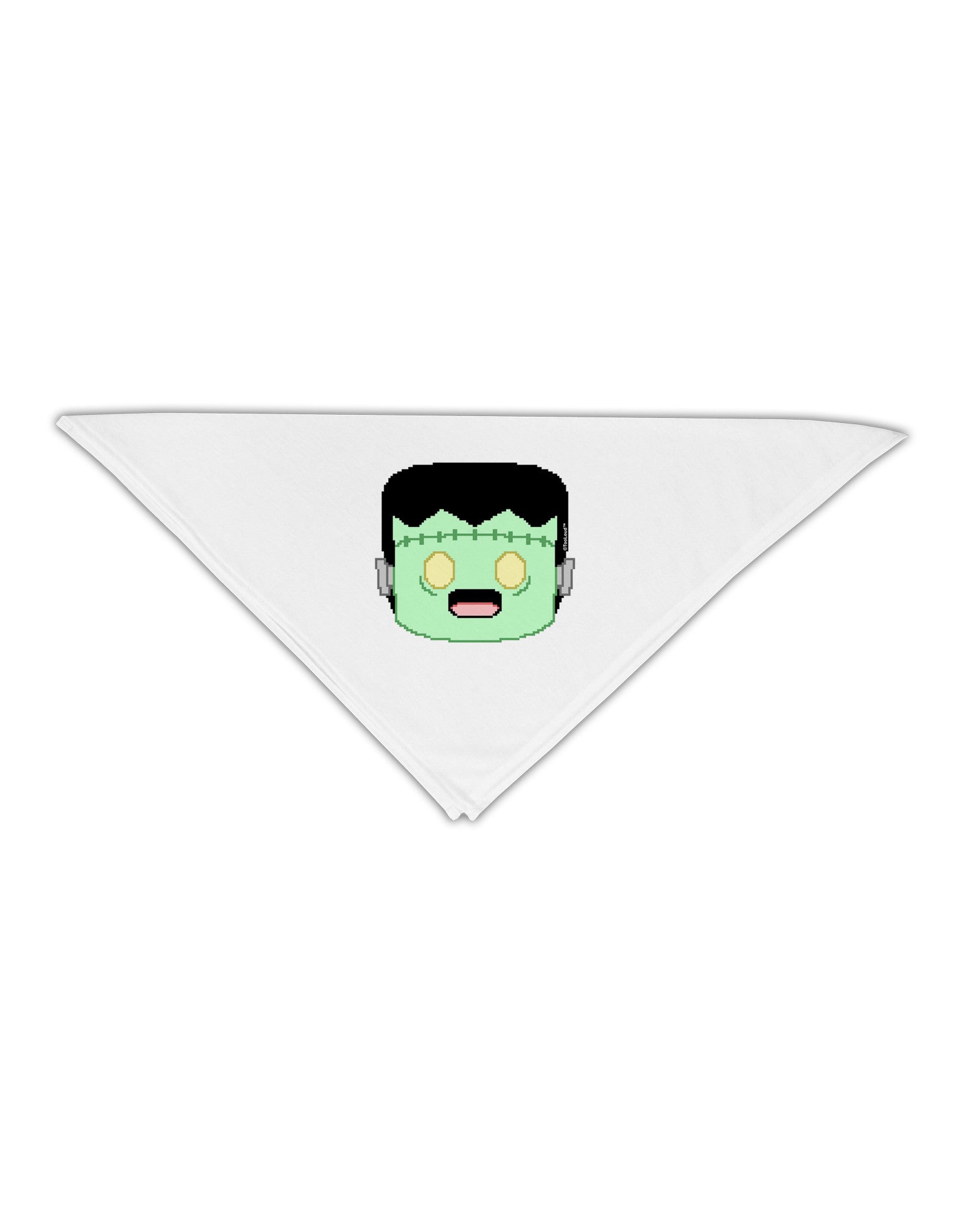 Cute Pixel Monster Adult 19&#x22; Square Bandana-Square Bandanas-TooLoud-White-One-Size-Adult-Davson Sales