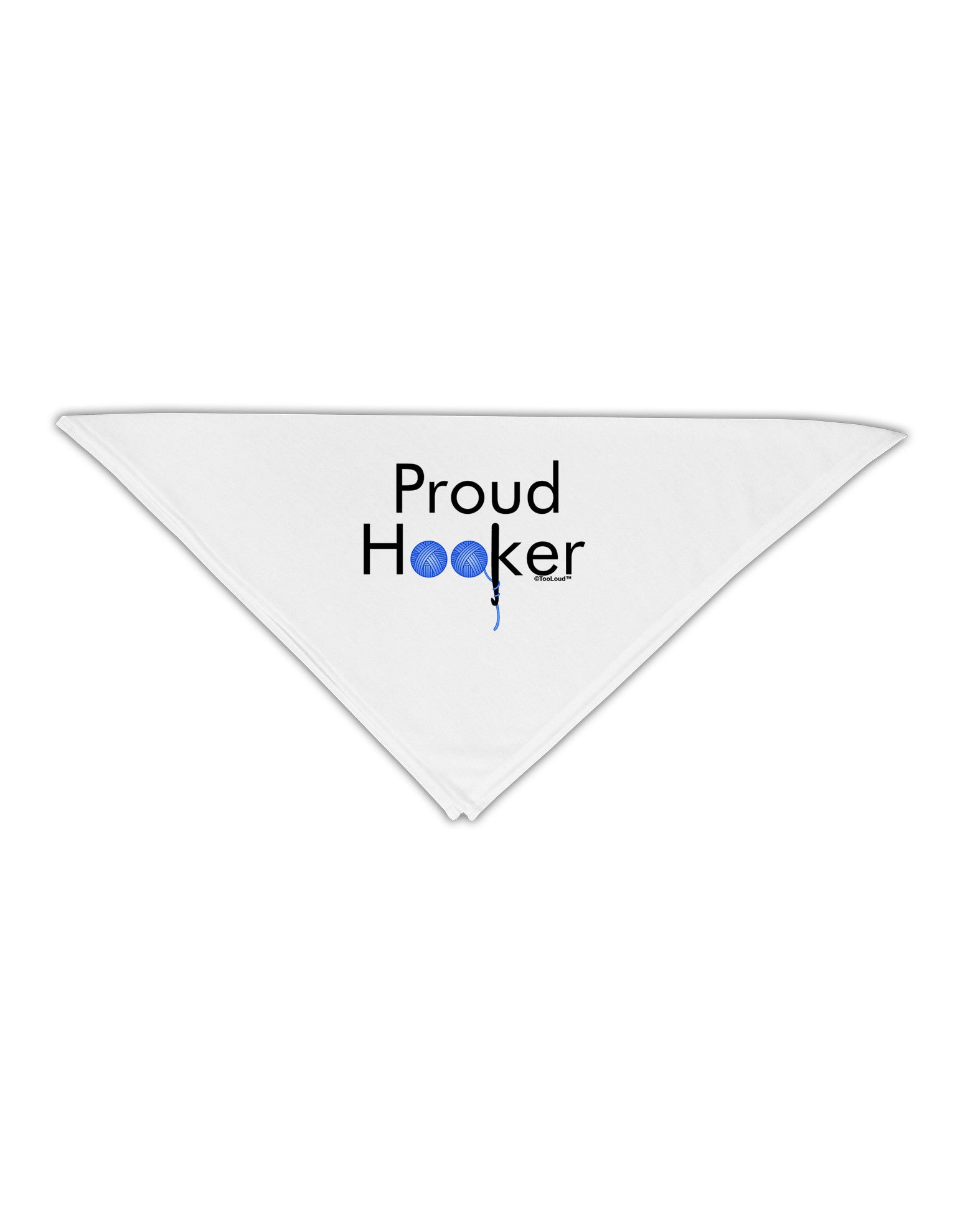 Proud Hooker Adult 19" Square Bandana-Square Bandanas-TooLoud-White-One-Size-Adult-Davson Sales