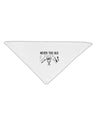 TooLoud You're Never too Old to Play in the Dirt Adult 19 Inch Square Bandana-Bandanas-TooLoud-White-One-Size-Adult-Davson Sales