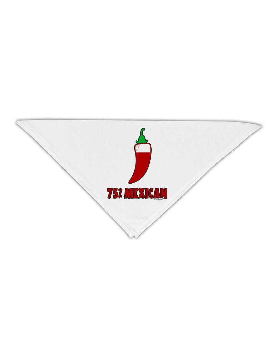 Seventy-Five Percent Mexican Adult 19" Square Bandana-Square Bandanas-TooLoud-White-One-Size-Adult-Davson Sales