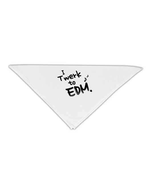 Twerk To EDM BnW Adult 19&#x22; Square Bandana-Square Bandanas-TooLoud-White-One-Size-Adult-Davson Sales