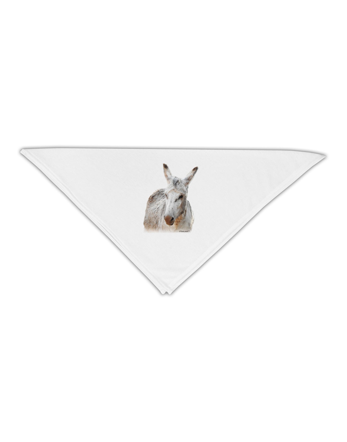 Burro Cutout Adult 19" Square Bandana-Square Bandanas-TooLoud-White-One-Size-Adult-Davson Sales