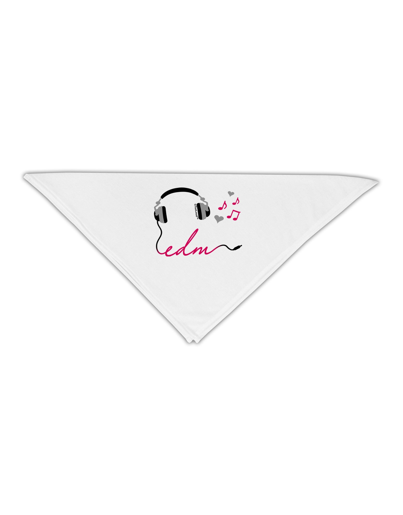 EDM Cord Pink Adult 19&#x22; Square Bandana-Square Bandanas-TooLoud-White-One-Size-Adult-Davson Sales