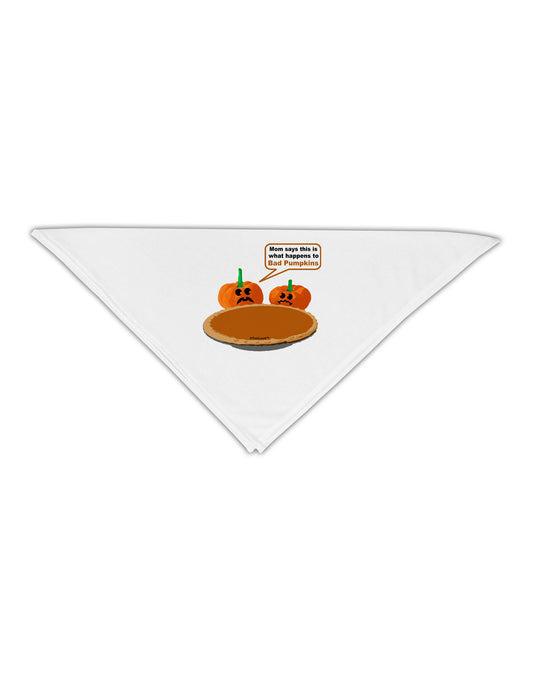 Bad Pumpkins Adult 19&#x22; Square Bandana-Square Bandanas-TooLoud-White-One-Size-Adult-Davson Sales