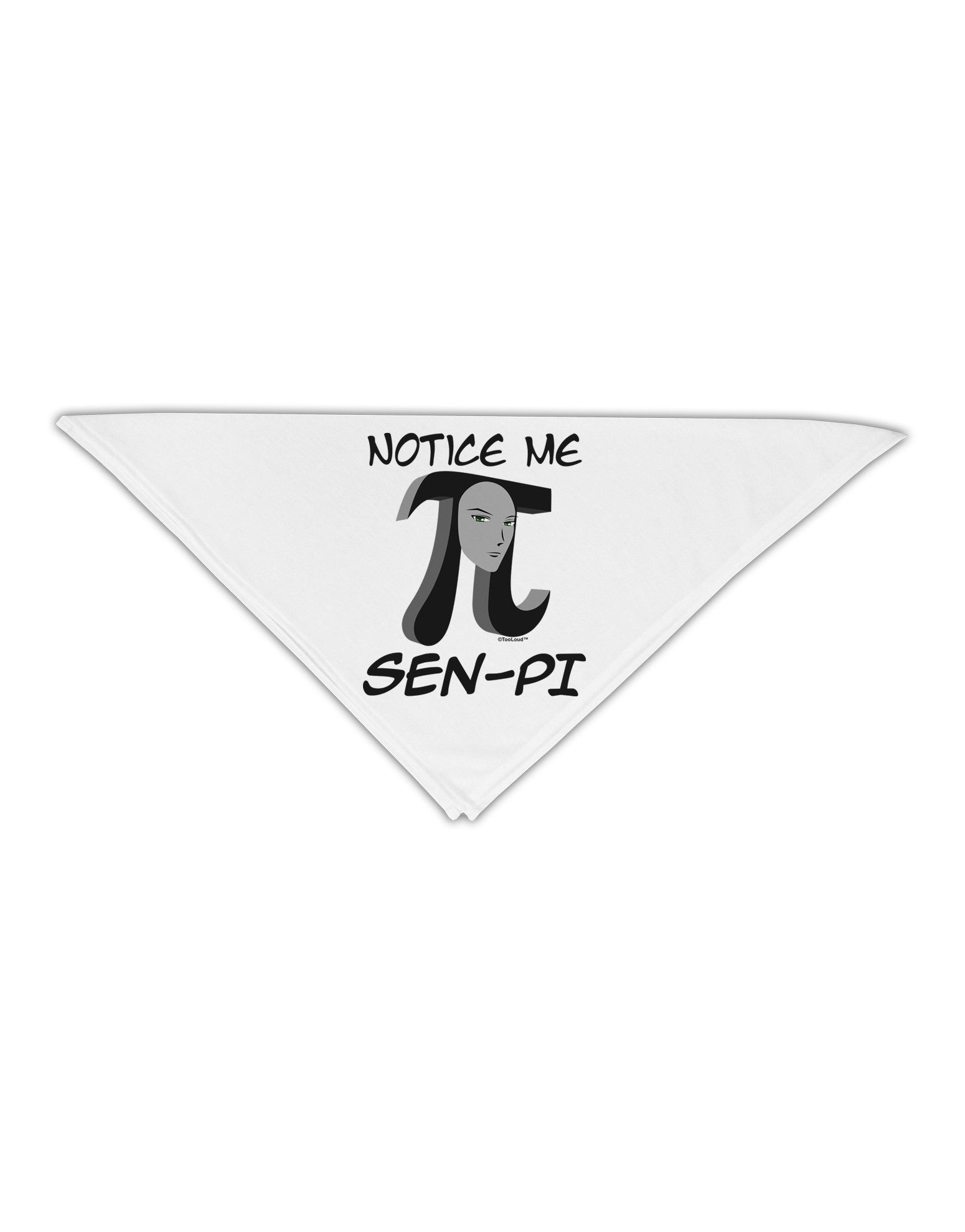 Notice Me Sen-Pi Adult 19" Square Bandana-Square Bandanas-TooLoud-White-One-Size-Adult-Davson Sales
