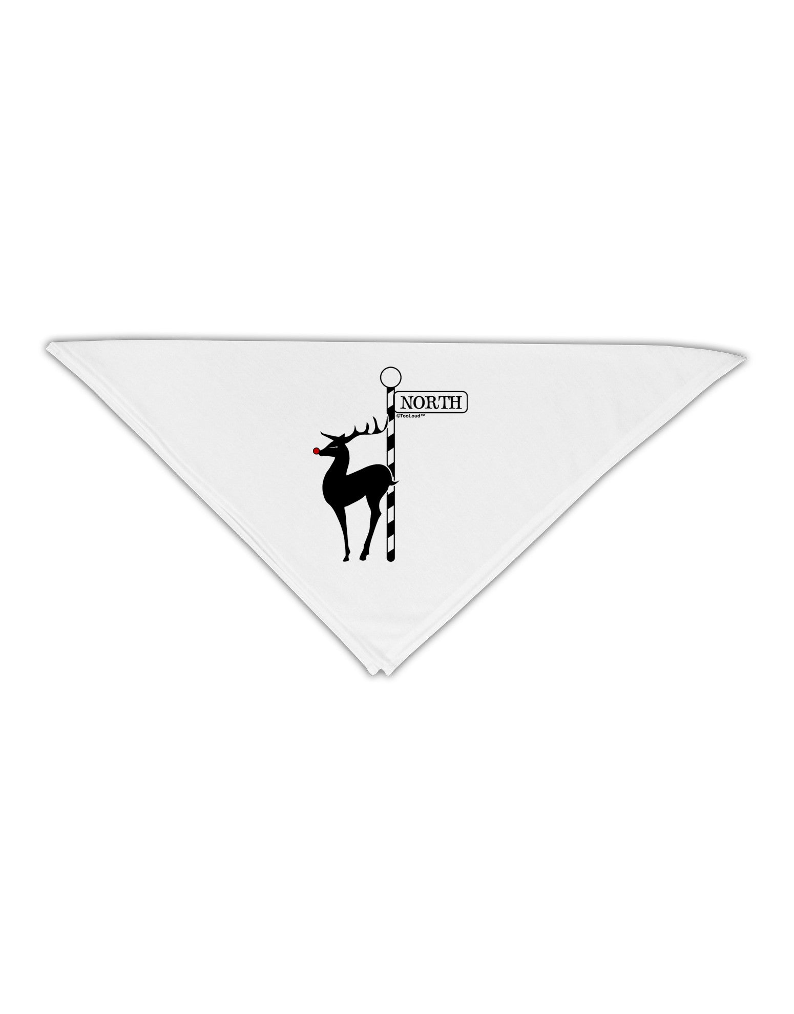 Rudolf the Ratchet Reindeer Adult 19" Square Bandana-Square Bandanas-TooLoud-White-One-Size-Adult-Davson Sales