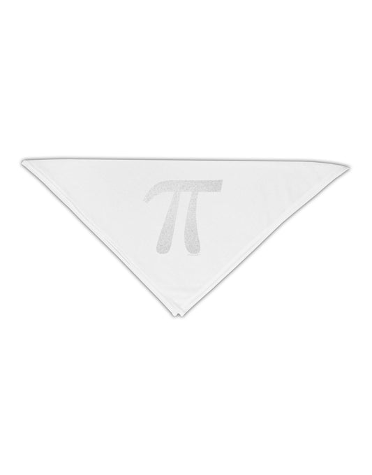 Pi Symbol Glitter - White Adult 19&#x22; Square Bandana by TooLoud-Square Bandanas-TooLoud-White-One-Size-Adult-Davson Sales