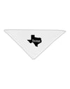 Texas - United States Shape Adult 19&#x22; Square Bandana by TooLoud-Square Bandanas-TooLoud-White-One-Size-Adult-Davson Sales