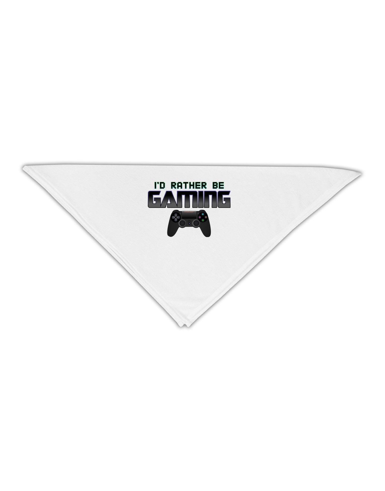 I'd Rather Be Gaming Adult 19&#x22; Square Bandana-Square Bandanas-TooLoud-White-One-Size-Adult-Davson Sales
