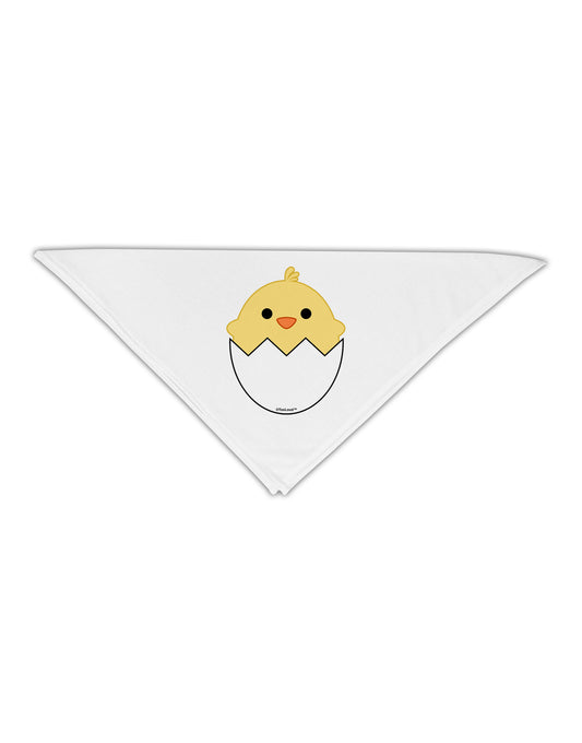 Cute Hatching Chick Design Adult 19&#x22; Square Bandana by TooLoud-Square Bandanas-TooLoud-White-One-Size-Adult-Davson Sales