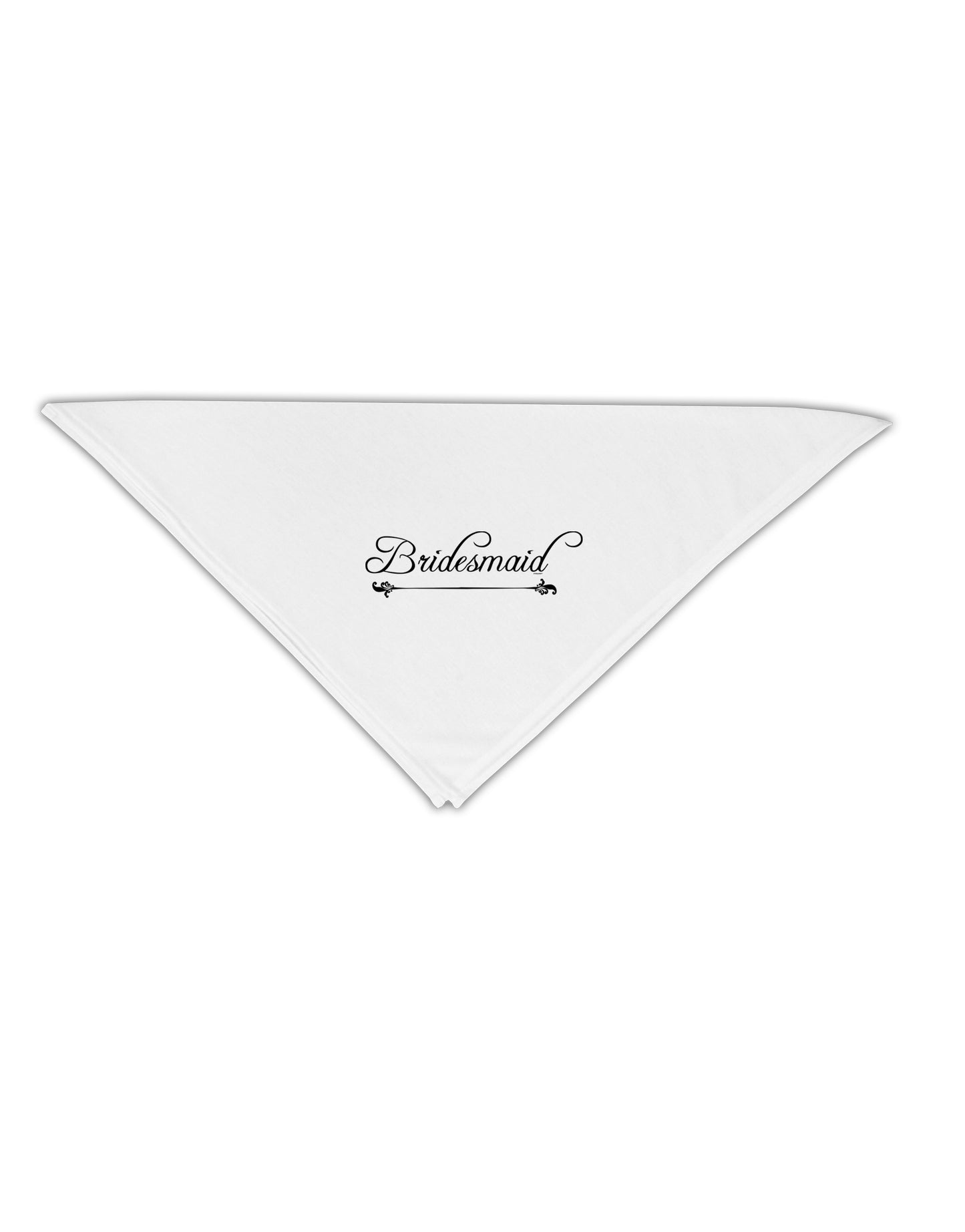 TooLoud Bridesmaid Adult 19 Inch Square Bandana-Bandanas-TooLoud-White-One-Size-Adult-Davson Sales