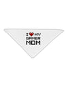 I Heart My Gamer Mom Adult 19&#x22; Square Bandana by TooLoud-Square Bandanas-TooLoud-White-One-Size-Adult-Davson Sales