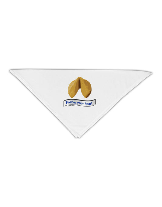 Follow Your Heart Fortune Adult 19&#x22; Square Bandana-Square Bandanas-TooLoud-White-One-Size-Adult-Davson Sales