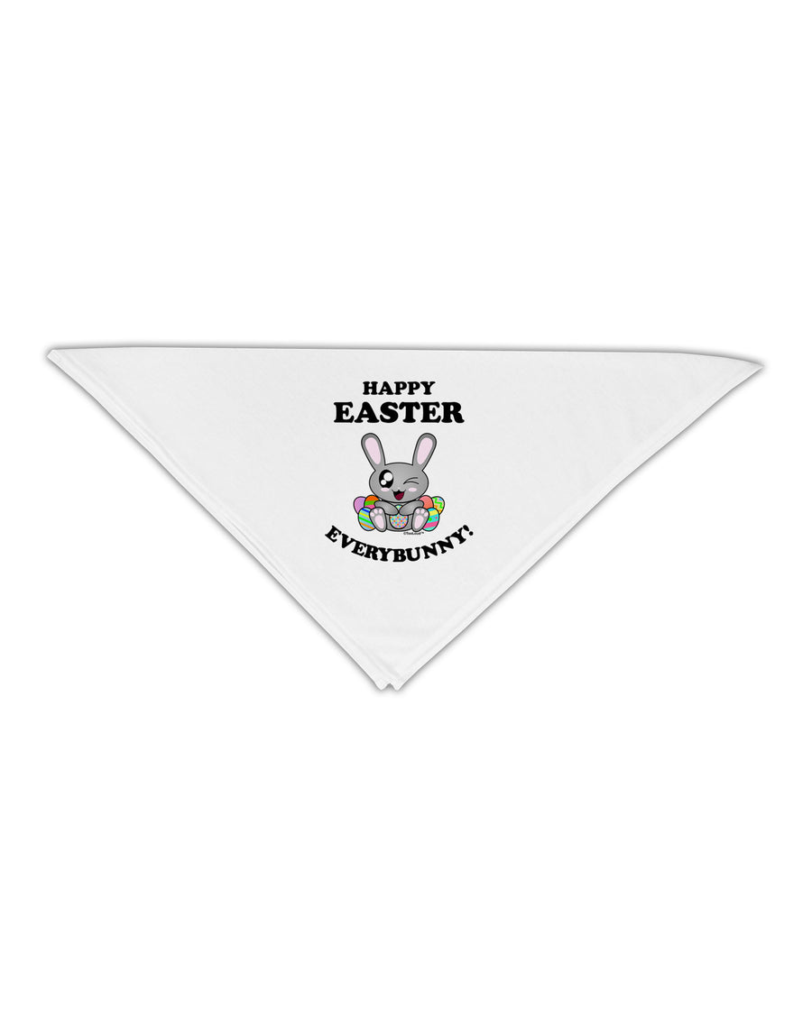 Happy Easter Everybunny Adult 19" Square Bandana-Square Bandanas-TooLoud-White-One-Size-Adult-Davson Sales