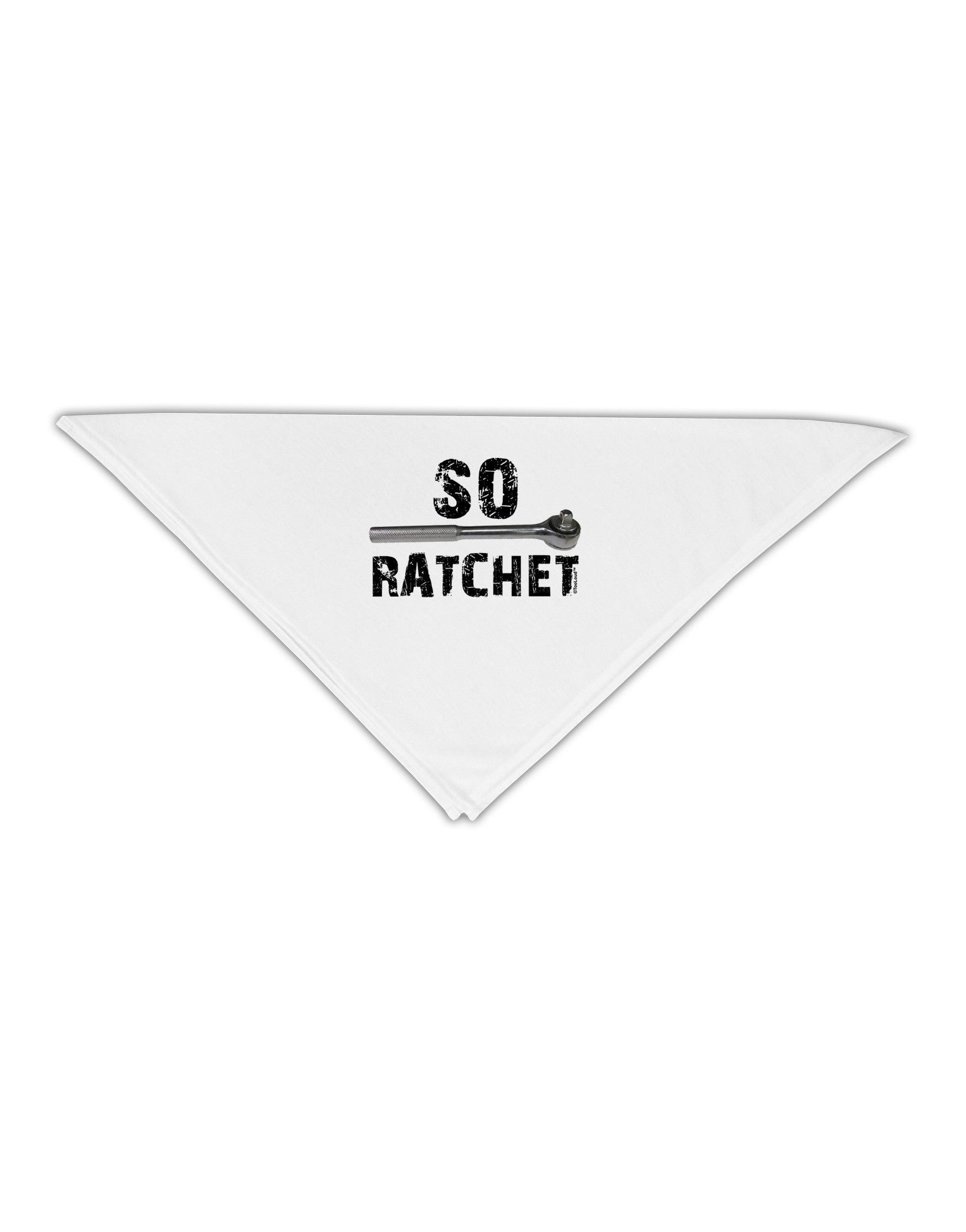 So Ratchet Adult 19" Square Bandana-Square Bandanas-TooLoud-White-One-Size-Adult-Davson Sales