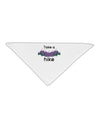 Take a Hike Adult 19" Square Bandana-Square Bandanas-TooLoud-White-One-Size-Adult-Davson Sales