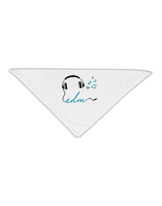 EDM Cord Blue Adult 19&#x22; Square Bandana-Square Bandanas-TooLoud-White-One-Size-Adult-Davson Sales