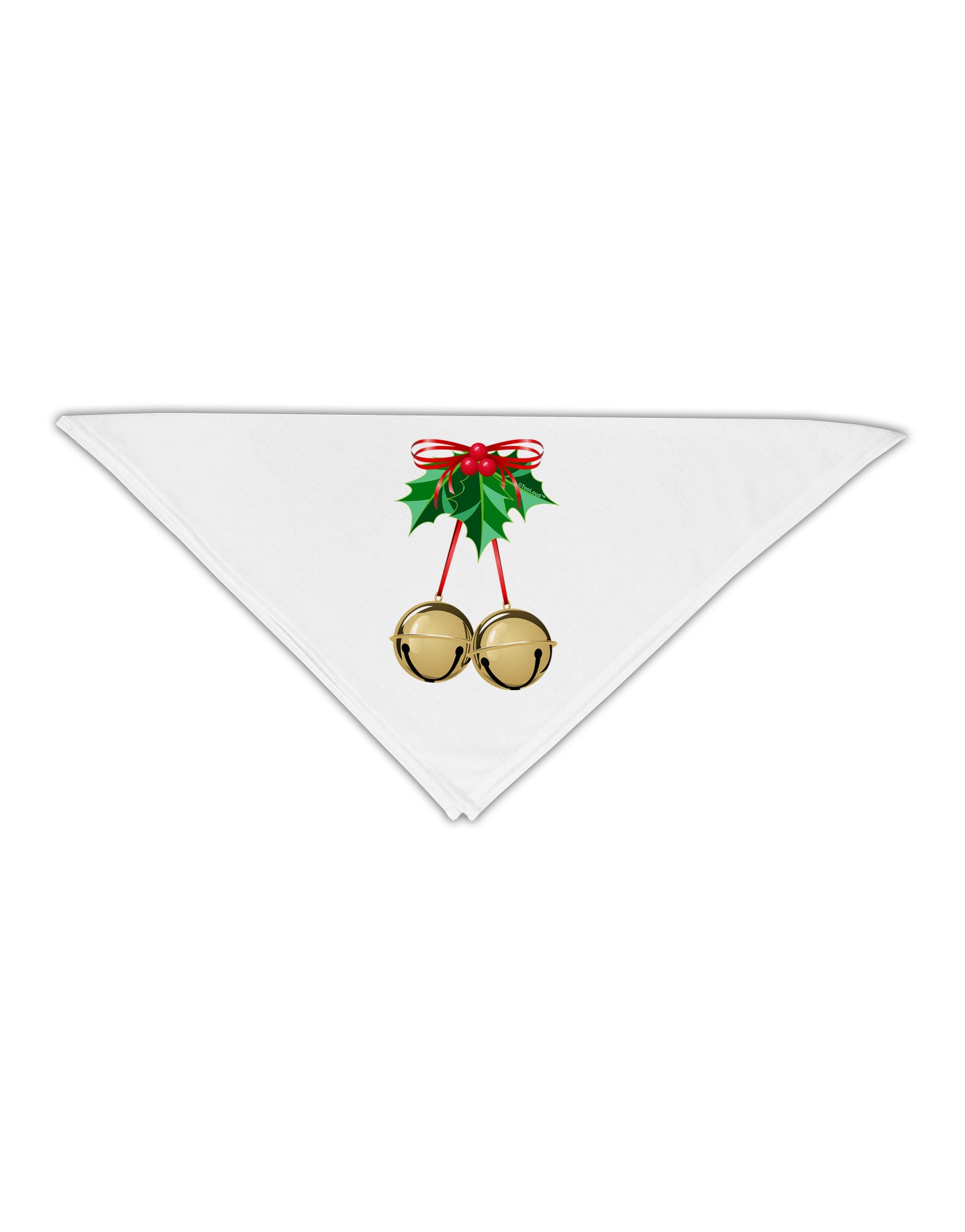 Jingle Balls Adult 19&#x22; Square Bandana-Square Bandanas-TooLoud-White-One-Size-Adult-Davson Sales